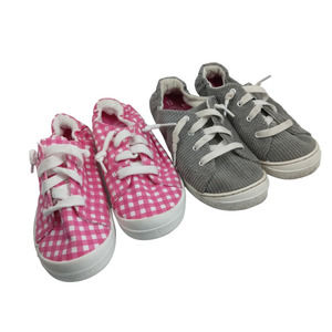 Wonder Nation bundle of 2 pairs size 13 pink and gray